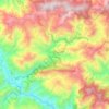 Chandrakot topographic map, elevation, terrain