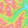 Rio Ram topographic map, elevation, terrain