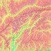 Upper Chitral District topographic map, elevation, terrain