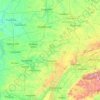 Cumberland River topographic map, elevation, terrain