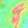 Michaux State Forest topographic map, elevation, terrain