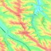 Montgeard topographic map, elevation, terrain