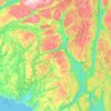 Lund topographic map, elevation, terrain
