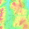 Llanarmon-yn-Ial topographic map, elevation, terrain