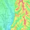 Fernitz-Mellach topographic map, elevation, terrain