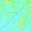 Ngabang topographic map, elevation, terrain