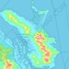 Hinchinbrook Island National Park topographic map, elevation, terrain
