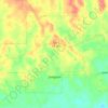 Simpson topographic map, elevation, terrain