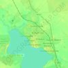 Chascomús topographic map, elevation, terrain