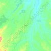 Cariré topographic map, elevation, terrain