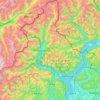 Verbano-Cusio-Ossola topographic map, elevation, terrain