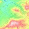 Mansoura topographic map, elevation, terrain