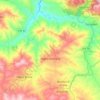 Ouled Dahmane topographic map, elevation, terrain