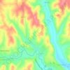 Lapas topographic map, elevation, terrain