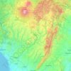 Rangitīkei River topographic map, elevation, terrain