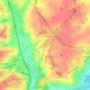 Finedon topographic map, elevation, terrain