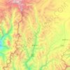 康布乡 topographic map, elevation, terrain