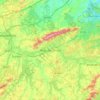 Mogi das Cruzes topographic map, elevation, terrain
