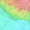 Lumbini Province topographic map, elevation, terrain