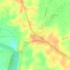 Montgomery topographic map, elevation, terrain