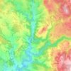 Soudaine-Lavinadière topographic map, elevation, terrain