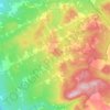 Saint-Zacharie topographic map, elevation, terrain