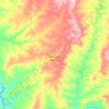 Bom Jesus de Goiás topographic map, elevation, terrain