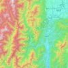 Hayakawa topographic map, elevation, terrain