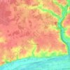 Fondettes topographic map, elevation, terrain