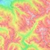 Saint-Paul-sur-Ubaye topographic map, elevation, terrain