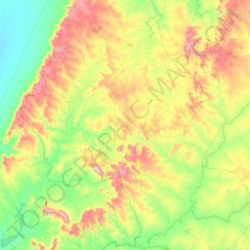 Corguinho topographic map, elevation, terrain