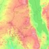 Central Region, Malawi topographic map, elevation, terrain