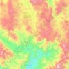 Chilapa de Álvarez topographic map, elevation, terrain