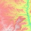 宜川县 topographic map, elevation, terrain