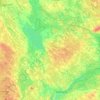 Burtnieku novads topographic map, elevation, terrain