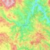 Novi Pazar topographic map, elevation, terrain