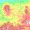 Tlalpujahua topographic map, elevation, terrain