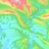 Foradada del Toscar topographic map, elevation, terrain