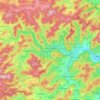 Bad Laasphe topographic map, elevation, terrain
