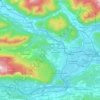 9500 topographic map, elevation, terrain