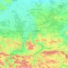 powiat tarnowski topographic map, elevation, terrain