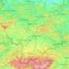 powiat nowotarski topographic map, elevation, terrain