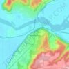 Bonners Ferry topographic map, elevation, terrain