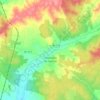 Villanueva de Gumiel topographic map, elevation, terrain