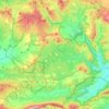 Bernedo topographic map, elevation, terrain