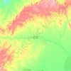 Santa Rita de Cássia topographic map, elevation, terrain