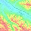 Bourg-Saint-Bernard topographic map, elevation, terrain