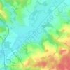 Kaltenbrunn topographic map, elevation, terrain