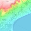 Kachemak City topographic map, elevation, terrain