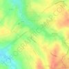 Romeries topographic map, elevation, terrain